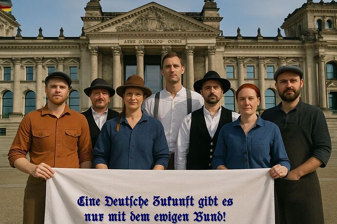 Handwerker Eine Deutsche Zukunft gibt es nur mit dem Ewigen Bund